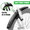Garde-boue avant VTT RBRL Velcro Libération Rapide Garde-boue de Vélo Couverture Complète Élargi Étendu Garde-boue Avant pour Vélo Électrique 26-29