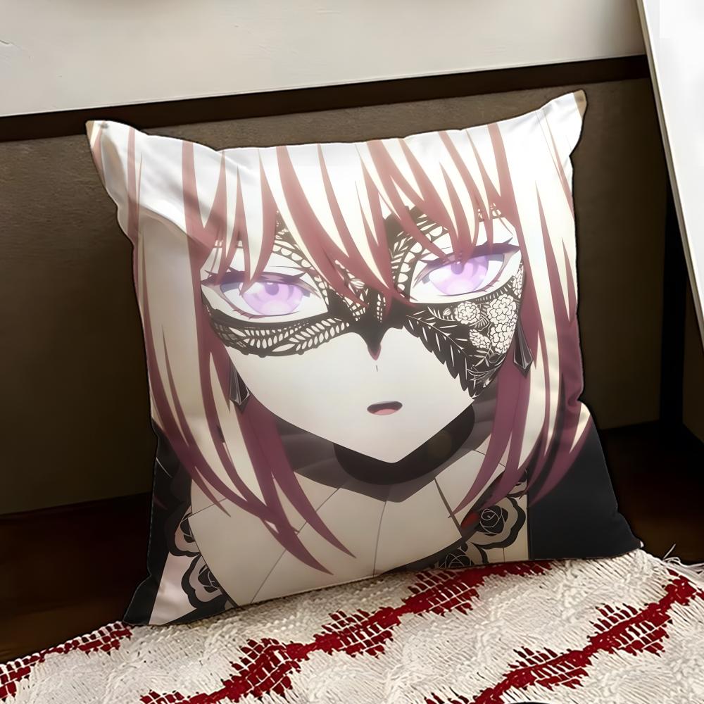 Anime AAve MMujica Cushion Cover Reversible Soft Durable Pillow Cover Home  Car MultiScene Use for Daily Comfort