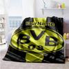 Borussia Dortmund Customize Your Name Blanket Multi-purpose Customizable Blanket Soft & Cozy Suitable for Office Livingroom Couch Living Room
