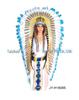 Feathered Indian Chief Party Costume Headdress