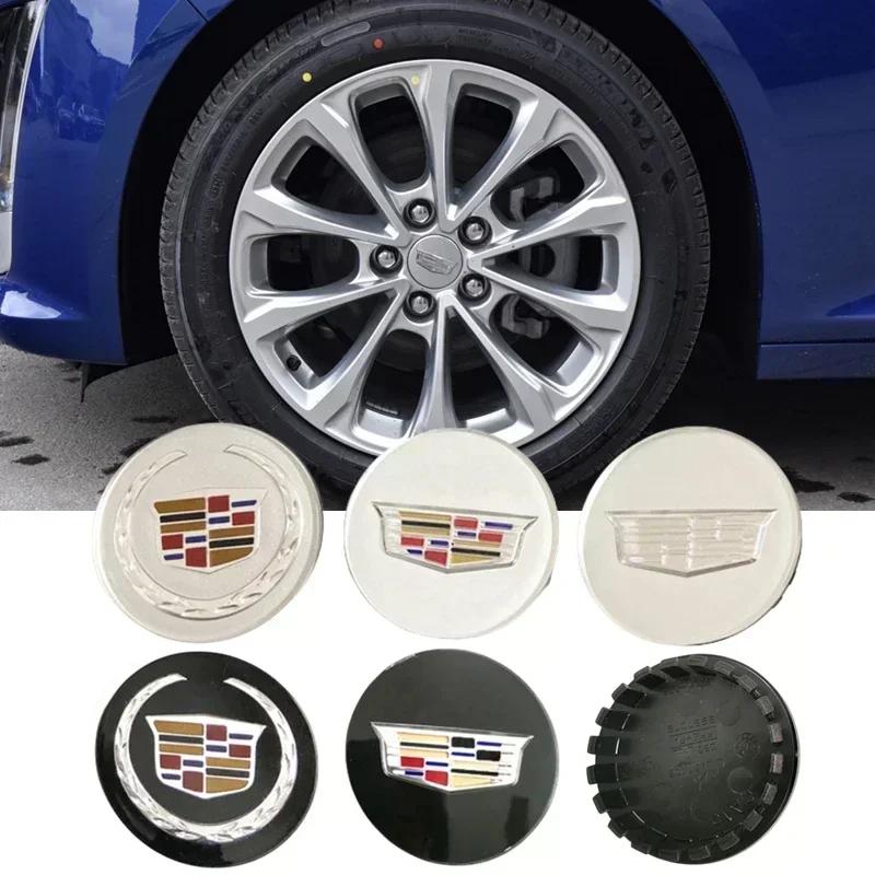 YTSG1 67mm 4pcs Car Wheel Center HubCaps Cover Tire Emblem for Cadillac ATS BLS CT4 CT6 CTS ESCALADE STS XT4 XT5 XTS SLS Accessories