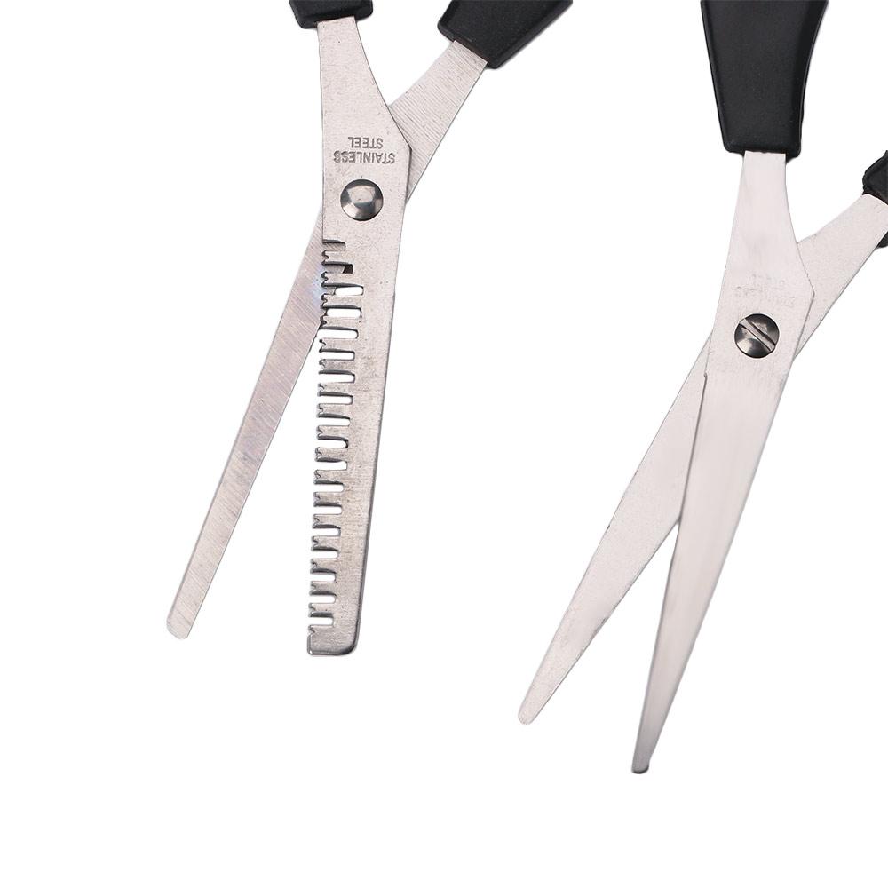 Stainless Steel Salon Beauty Trim Bangs Thinning Flat Shears Hair Scissors Hair Cutting Styling Tool Hairdressing Set