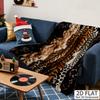 Coperta decorativa con stampa animalier per divano, letto, soggiorno e decorazione della casa