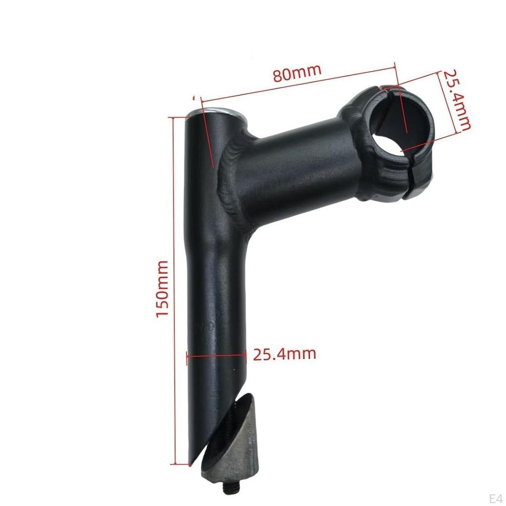 Gooseneck Handlebar Extender, Threaded Tube, Components And Accessories
