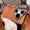 For Huawei Pura 80 Pro Pura80 Pro+ Case For MagSafe Magnetic PU Vegan Leather Splicing Electroplated PC Lightweight Hard Cover