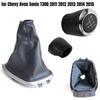 5/6 Speed Gear Shift Knob Gaiter Boot Dustproof Cover for Chevy Aveo Sonic T300 2011-2015 Car Interior Accessories
