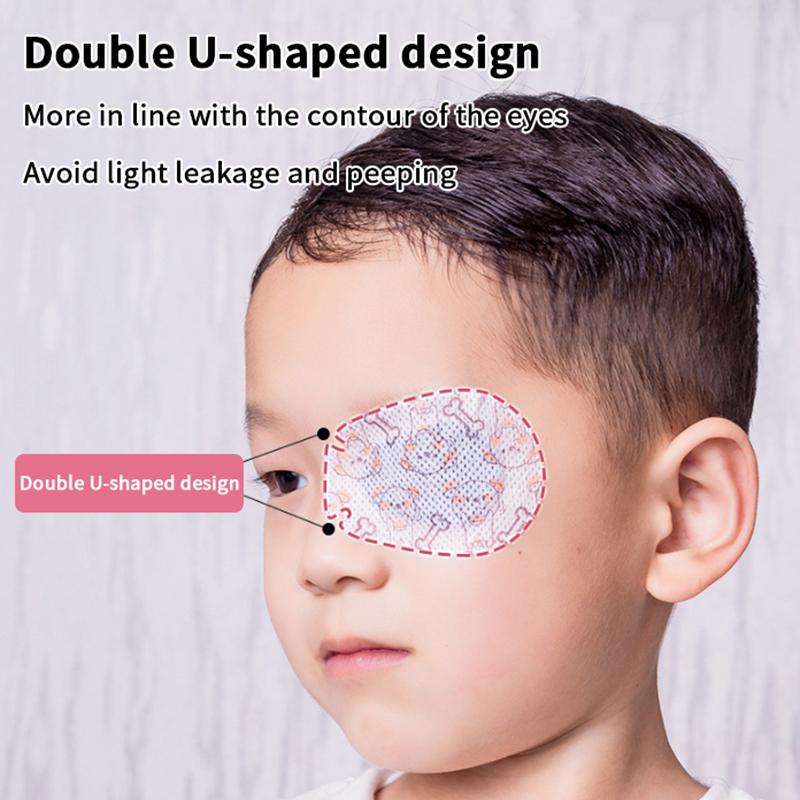 5Pcs Cartoon Medical Lazy Eye Patch For Kids Adult Strabismu Treatment Vision Care Patch Breathable Amblyopia Bandage Eye Pad