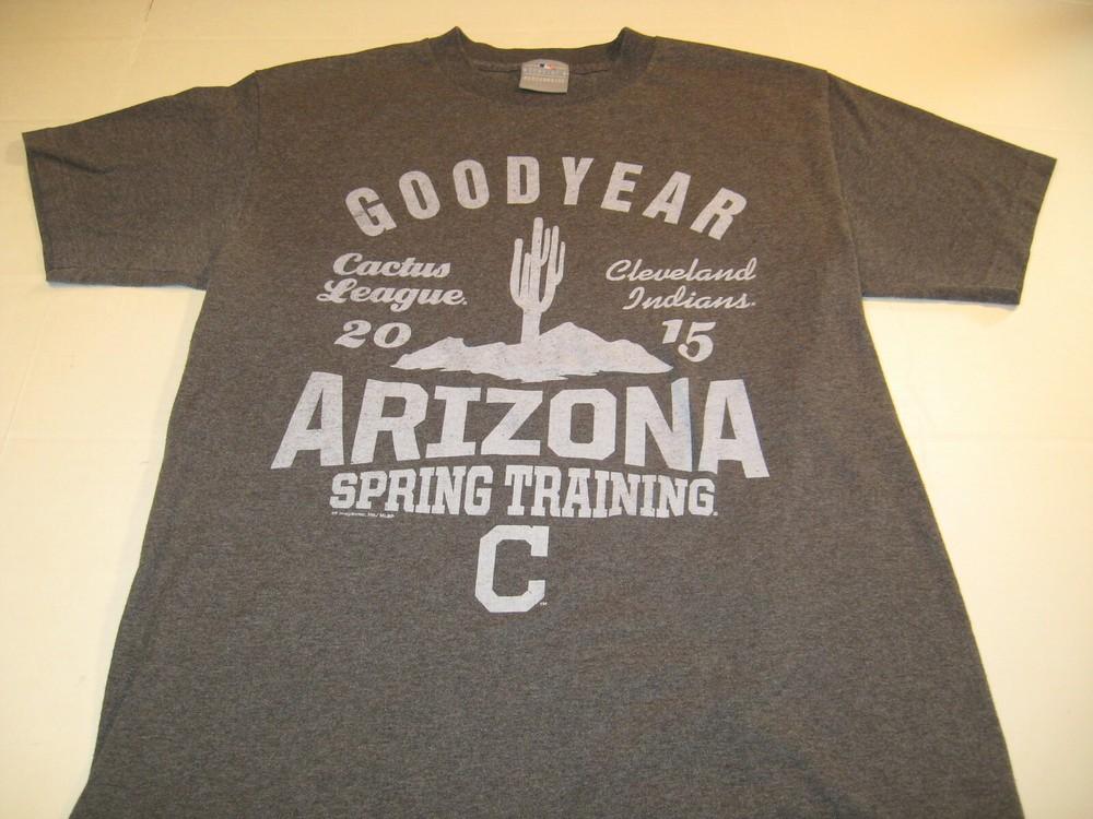 

Cleveland Indians Goodyear Arizona Cactus League Spring Training T-Shirt MEDIUM Unisex T-Shirt XXL