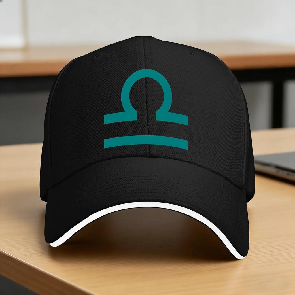 Libra Teal Sign Latula Terezi Pyrope Baseball Cap Running Hippie Fitted Retro Hip Hop Hats Unisex Design Sun Baseball Caps
