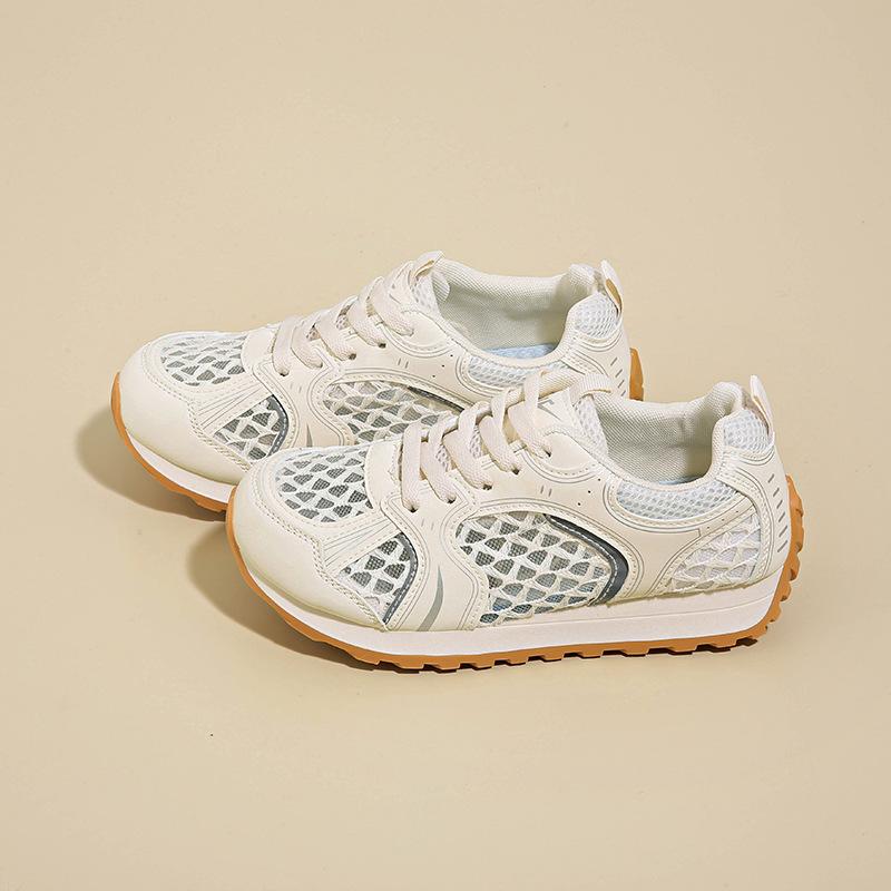 Soft-soled mesh breathable Forrest Gump shoes women's summer thin hollow mesh shoes versatile casual sports shoes running shoes sneakers