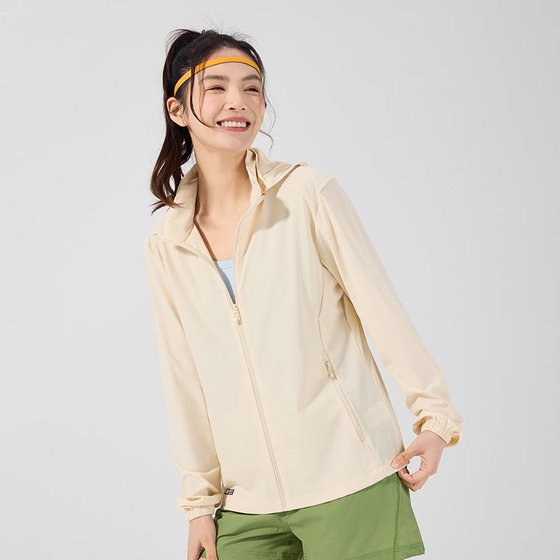 Ice silk UPF10 + sunscreen clothing women's summer UV protection light and breathable cool outdoor sunscreen clothing jacket