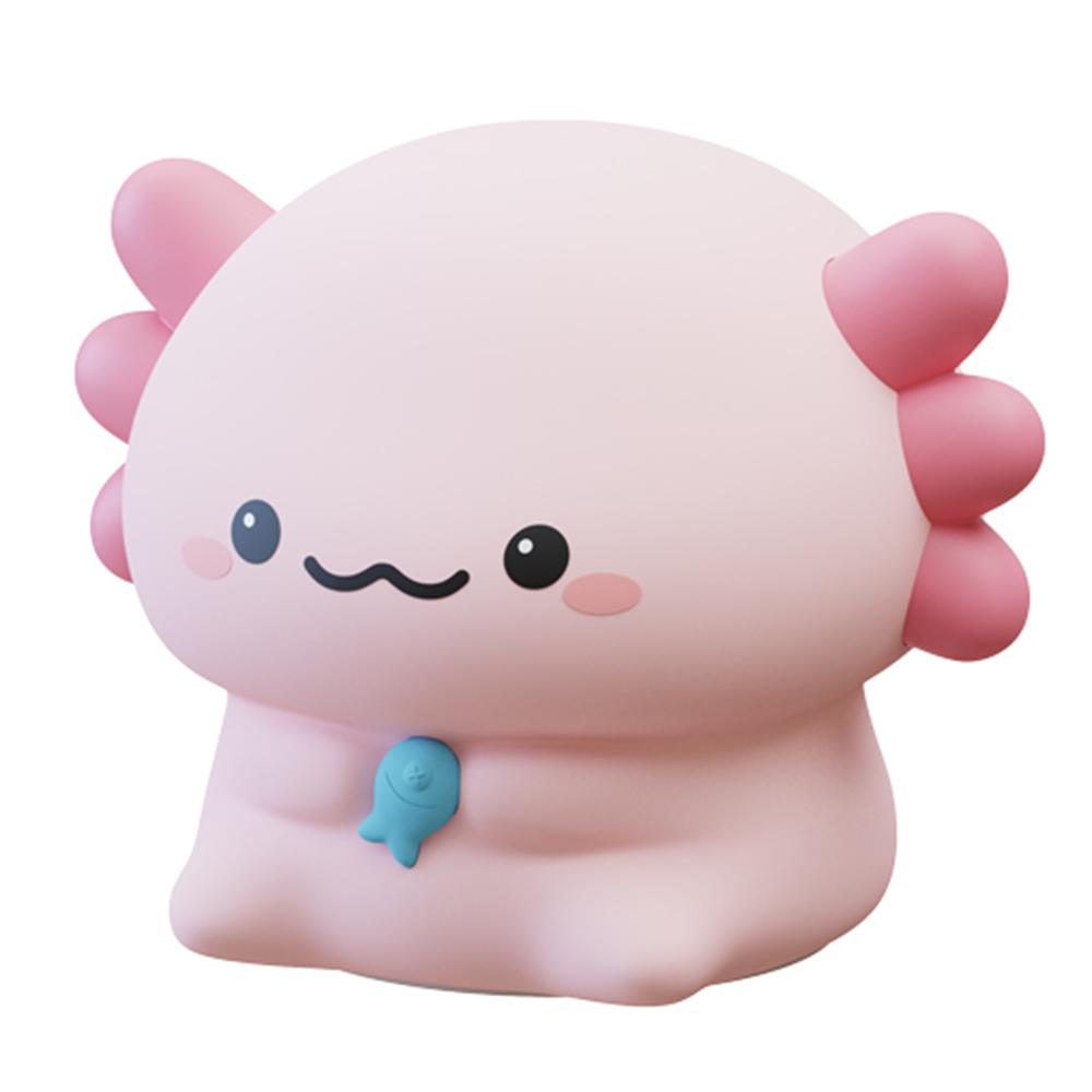 

Salamander Baby Silicone Night Light Tap Control Bedside Lamp Desktop Decor A