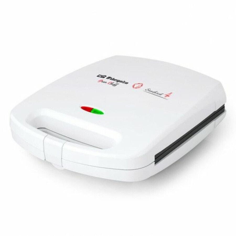 

Сэндвичница Orbegozo 17724 1500 W, белый, Евро-штекер