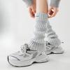 Women's Autumn and Winter Leg Coverings, Thick and Warm White Slimming Leg Coverings, Winter Calf Socks