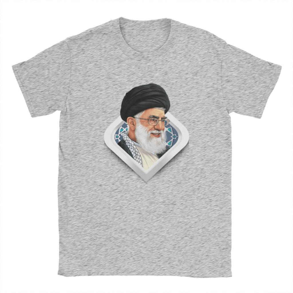 Casual TShirt Beach SSeyyed Ali KKhaUnisexei Hipster TShirts 100 Cotton Tshirt for Unisex Awesome Plus Size Short Sleeve Top Tees