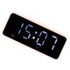 Alarm Clock Bluetooth Speaker Distortion Free USB Charging Mirror Display Portable Digital Clock Wireless Speaker Pink