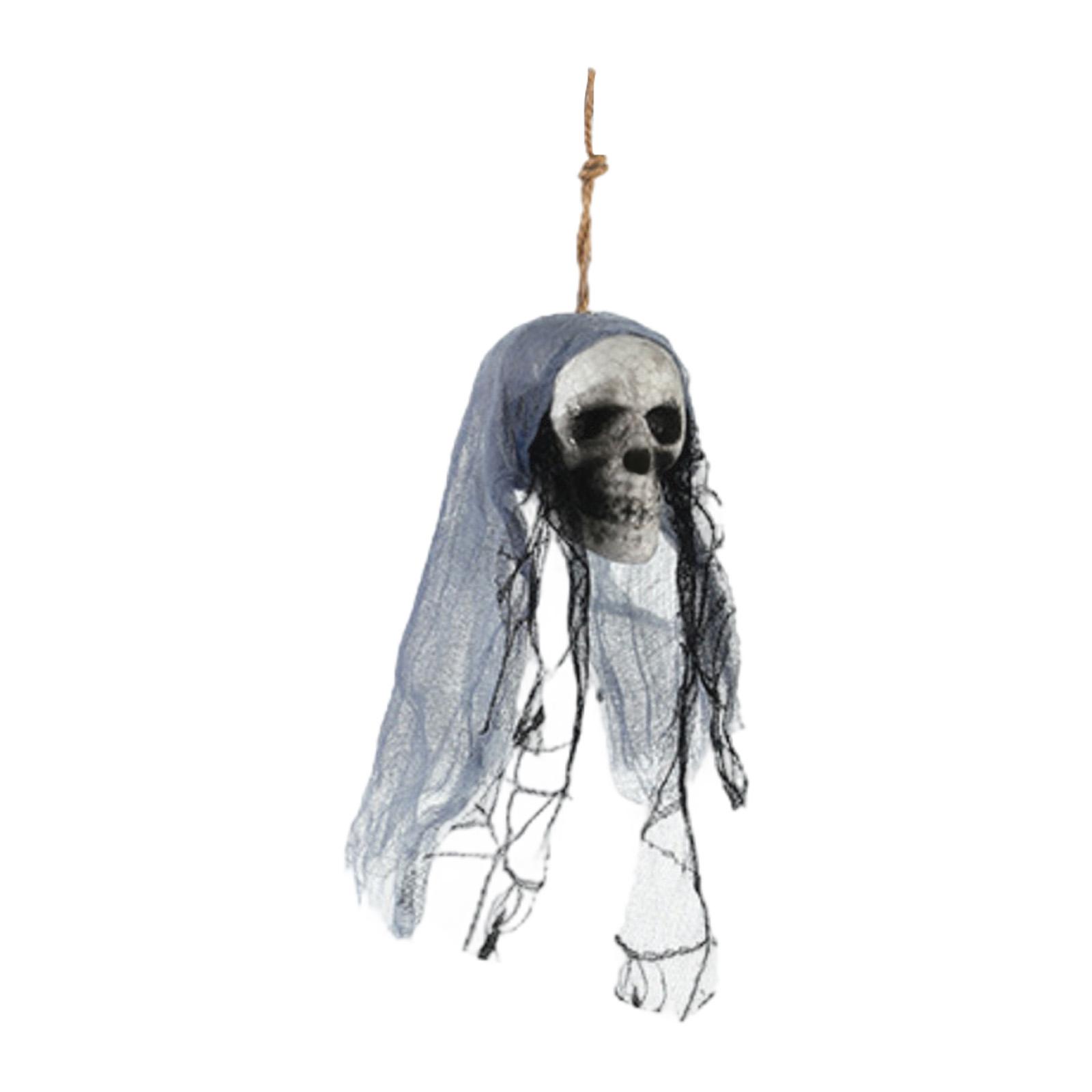 

Sheer Mesh Decoration - Hanging Phantom For Halloween Haunted House & Party Scary Decor One Size