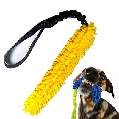 Plush Tug of War Toy for Dogs Bite Chew Toys Training Pull Toy for Outdoor Exercise Interactive Play Games for Small Medium Dog