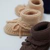 Handicraft Knitted Thermal Baby Shoes Soft First Walking Shoes for Baby Infant Prewalker Shoes Footwear Breathable