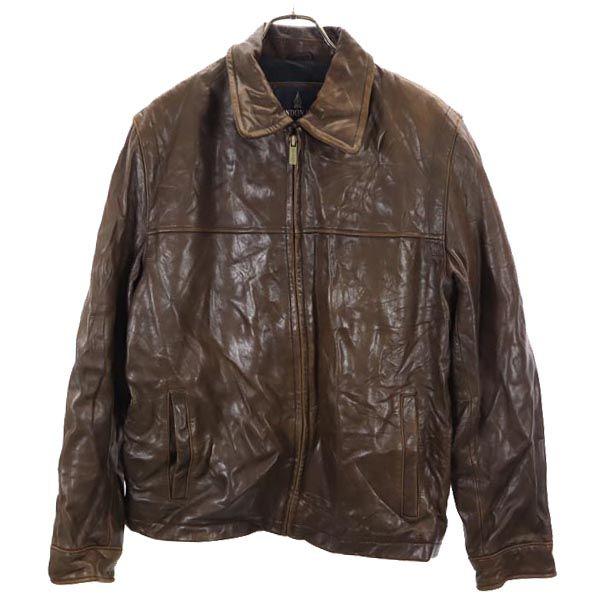 

LONDON FOG Genuine Leather leather jacket S Brown genuine leather Men s Used