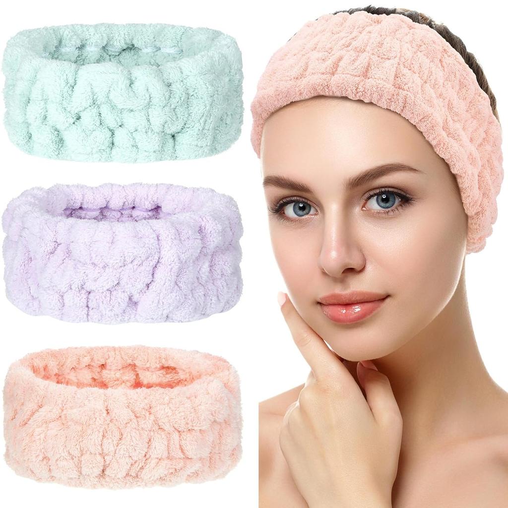 Face Wash Headband Makeup Single Circle Coral Velvet Hair Cover Sports Yoga Hair Accessory For Women