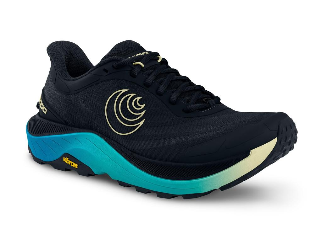 ULTRAVENTURE 4 Trail Running 5mm EU Size 020099 Women's Shoes, Drop, Black/Lime, W8.5 (25.0 cm),