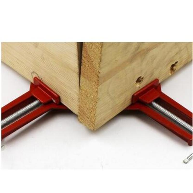 1pc 90 Degree Right Angle Clamps Toggle Clamp  for Woodworking Picture Frame Glass Fixture Carpenter Hand Tool
