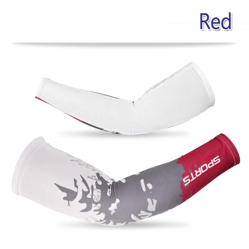 New Fashion Sports Ice Silk Cool Arm Sleeve Cycling Arm Elbow Sun Protector  Summer Sleeve