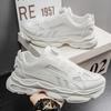 Spring Men's Shoes New Breathable Little White Shoes Men's Trendy Versatile Platform Sports Shoes Casual Dad Shoes