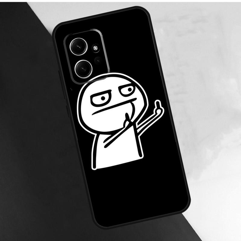 Troll Face Meme Case For Xiaomi Redmi Note 14 10 11 12 13 15 Pro Plus Cover For Redmi 15 14C 10C 12C 13C 15C