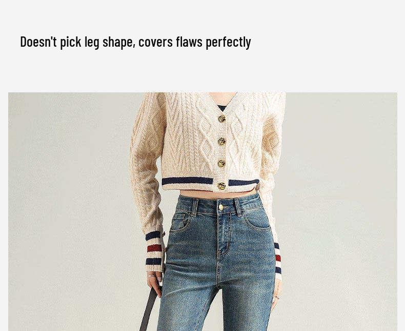 Jeans Flare Feminino 2026 de Cintura Alta Slim Fit - Azul Retrô, Estilo Versátil para Primavera e Outono