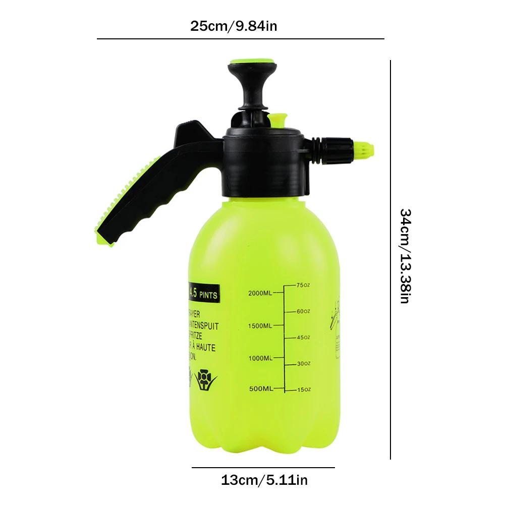 3/2L Hand Pump Water Sprayer Car Washing Pressure Spray Pot Air Pump Pressurized Plant Spray Bottle Watering Can Gardening Tools