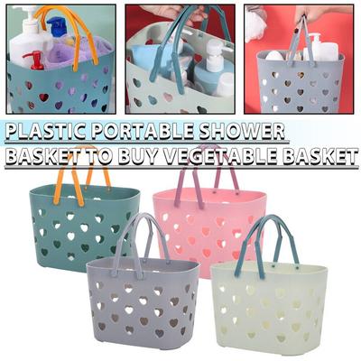 Praktisch zu tragen Plastik Duschkörbe Korb Badezimmer Organizer mit Griff