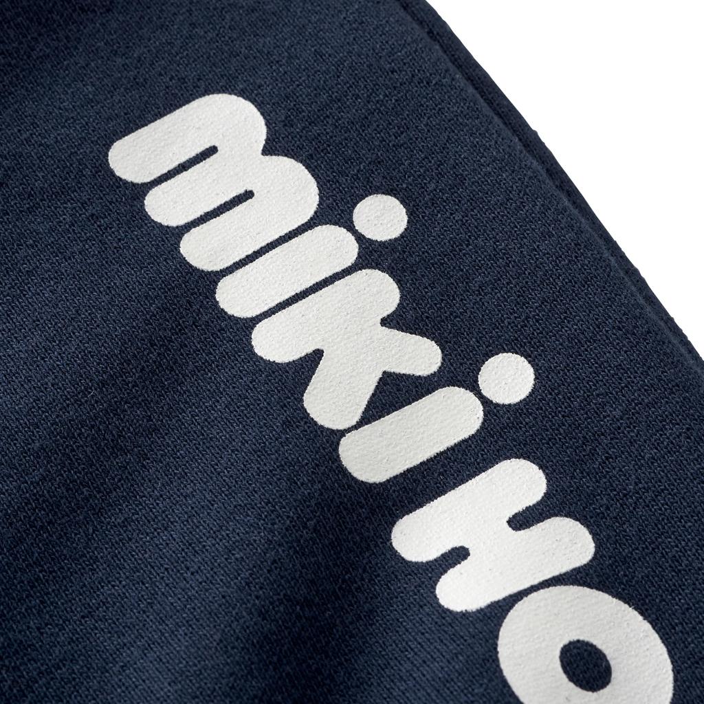 MIKI HOUSE Logobyxor, Långa byxor, Enfärgade, för Pojkar och Flickor, Baby, Barn, Skola, 100cm, Marinblå, Endast online, 10-3219-680