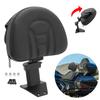 Motorcycle Accessories Black Adjustable Front Driver Rider Backrest Pad Kit For Honda Goldwing 2018-2026 GL1800