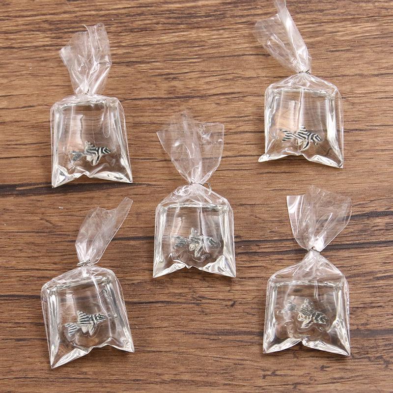 12-Color Resin Fish Pendant: 23x52MM DIY Transparent Ornament