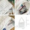 Sweet Love Solid Color Women's Shoulder Bag Simple Large Capacity Female Messenger Bags Fashion Soft Fabric Ladies Handbag Purse