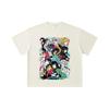 260 GSM Double Yarn 32 Count 100% Cotton Demon Slayer V2 Hashiras Print Unisex Heavy Cotton T Shirt