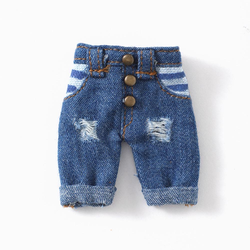 Long Pants OB11 Doll Clothes Casual Wears Doll Pant Jean Doll Clothes Trouser 1/12 Mini BJD