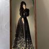 Chinese Ming Dynasty Style Hanfu For Women Printed Horse Face Skirt Daily Improved Commuting Suit For Women