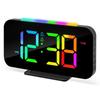 A84E-LED Digital Alarm Clock For Bedrooms With Night Light,Dual Alarm,12/24H, Plug In Large Display Alarm Clock For Bedroom