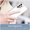 Phone Cover for Samsung Galaxy A33 5G Clear Case with Electroplating Buttons (Big Rear Lens Hole)