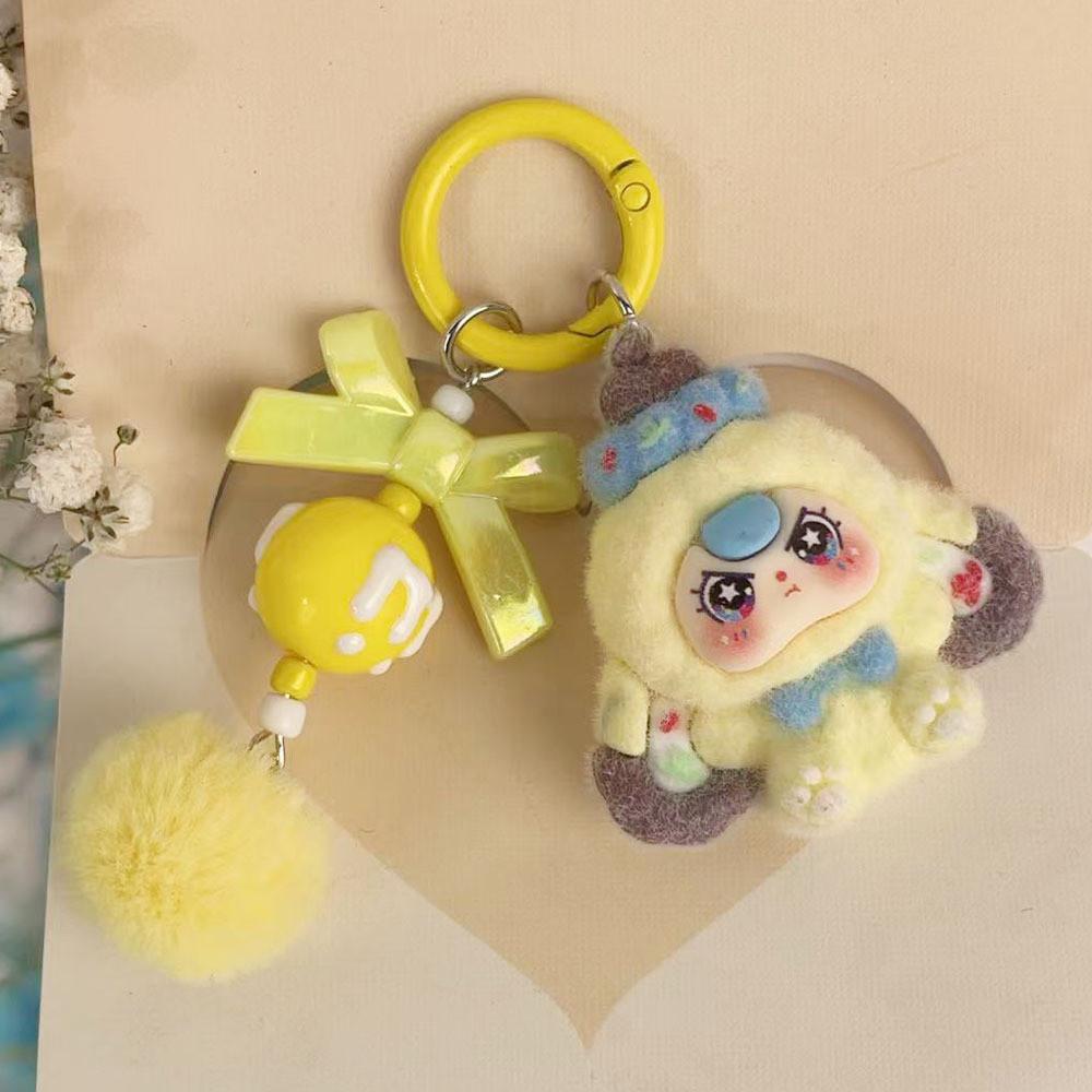 Sweet Dessert 3y Kids Keychain Cartoon Soft Rubber Bag Charm For Kids Gifts