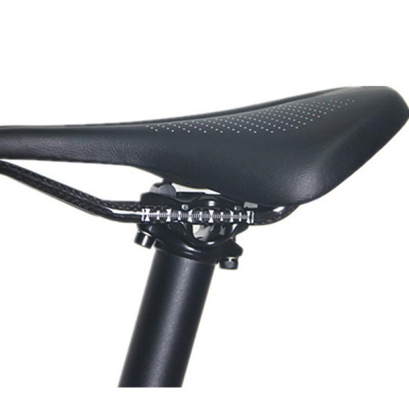 Carbon Fiber Bicycle Saddle Mountain Road Bikes Comfortable Gel Pad Seat Cover Unisex