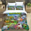 M-My Singing Monsters bedruckte Bettwäsche-Sets exquisites Bettwaren-Set Bettbezug Steppbett-Set Bettwäsche-Set Luxus-Geburtstagsgeschenk