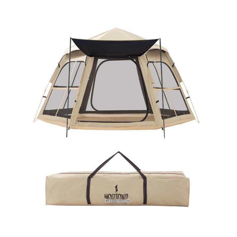 Hexagonal Automatic Quick-Open Camping Tent 280x225x150cm
