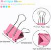 Small Binder Clips Width 0.75 Inch Capacity 0.31 Inch 80 PCS, Binder Clips 19mm 3/4 Inch for Teacher School Office and Business