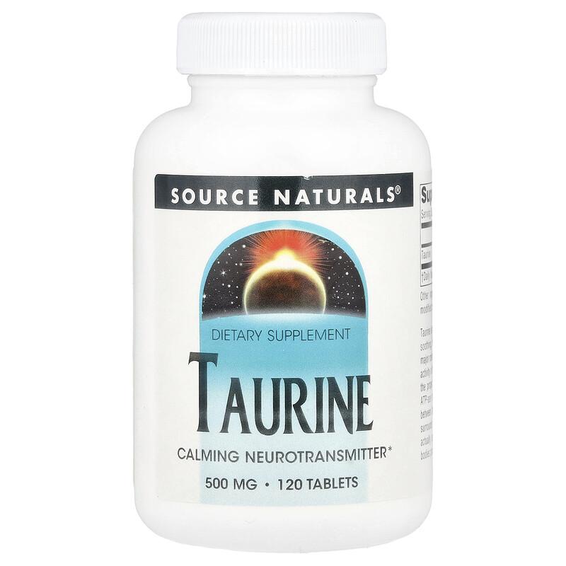 Taurine, 500 Mg, 120 Tablets