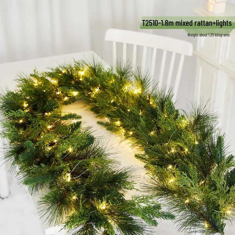 Christmas Snowflake Garland for Hotels, Malls, Windows, Doors & Stair Handrails