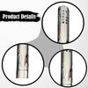 Tent Wood Stoves Tube,Spark Arrest Straight Exhaust Tube Chimney Flue Extension for Furnace Winter